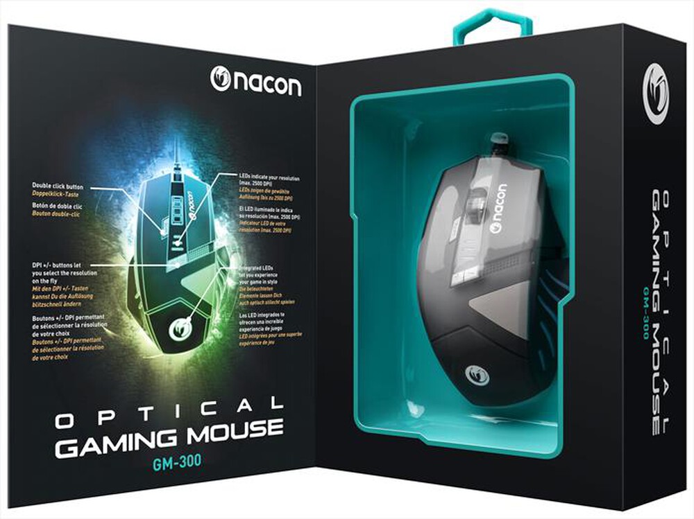 Immagine del prodotto NACON - PCGM-300 Optical Gaming Mouse-Nero