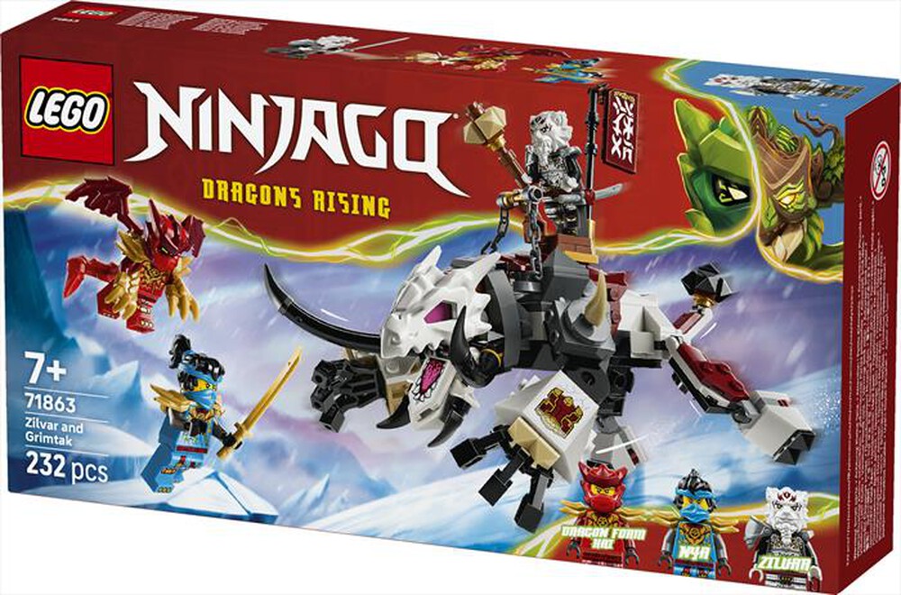 Immagine del prodotto LEGO - NINJAGO Zilvar e Grimtak la Bestia Drago - 71863