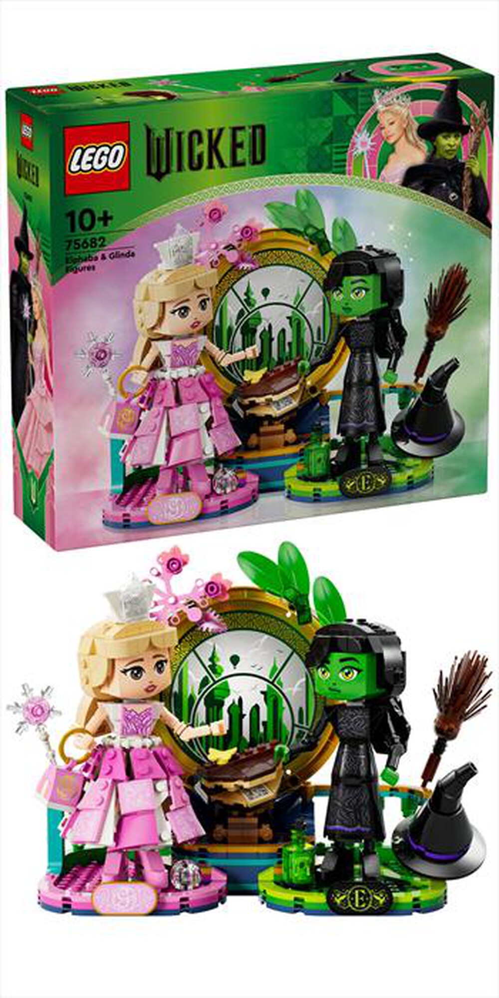 "LEGO - WICKED Personaggi di Elphaba e Glinda - 75682"
