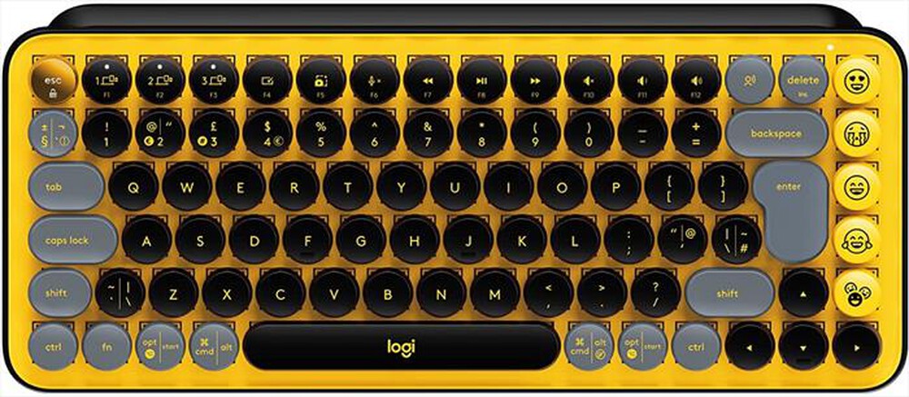 "LOGITECH - POP Keys Tastiera-Giallo"