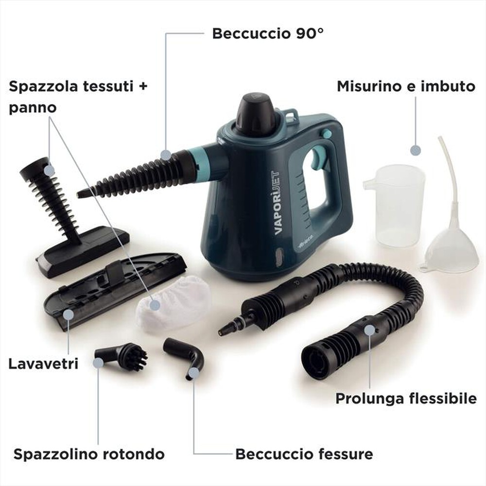 Immagine del prodotto ARIETE - 4137 VAPOR JET PISTOLA A VAPORE-Blu
