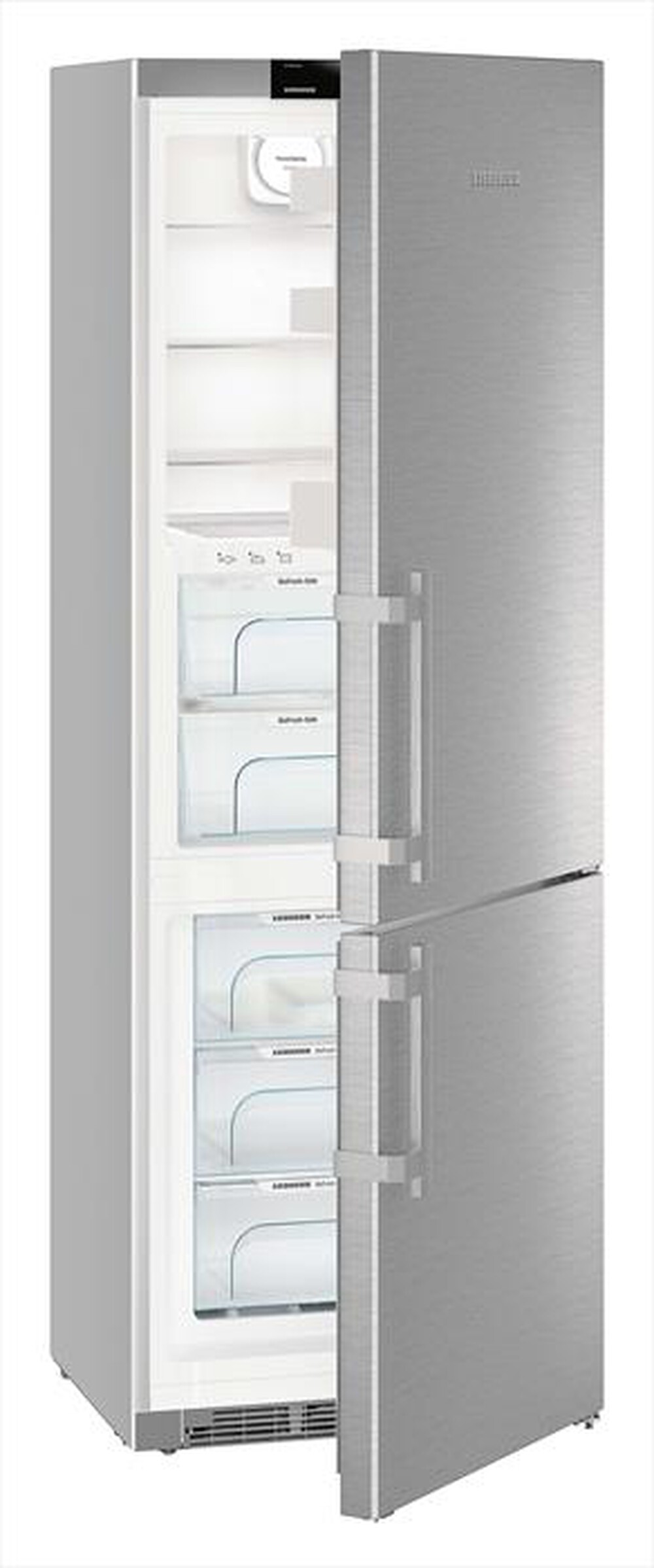 "LIEBHERR - Frigorifero combinato CBNEF 5735-21 Classe D 434lt-Acciaio"