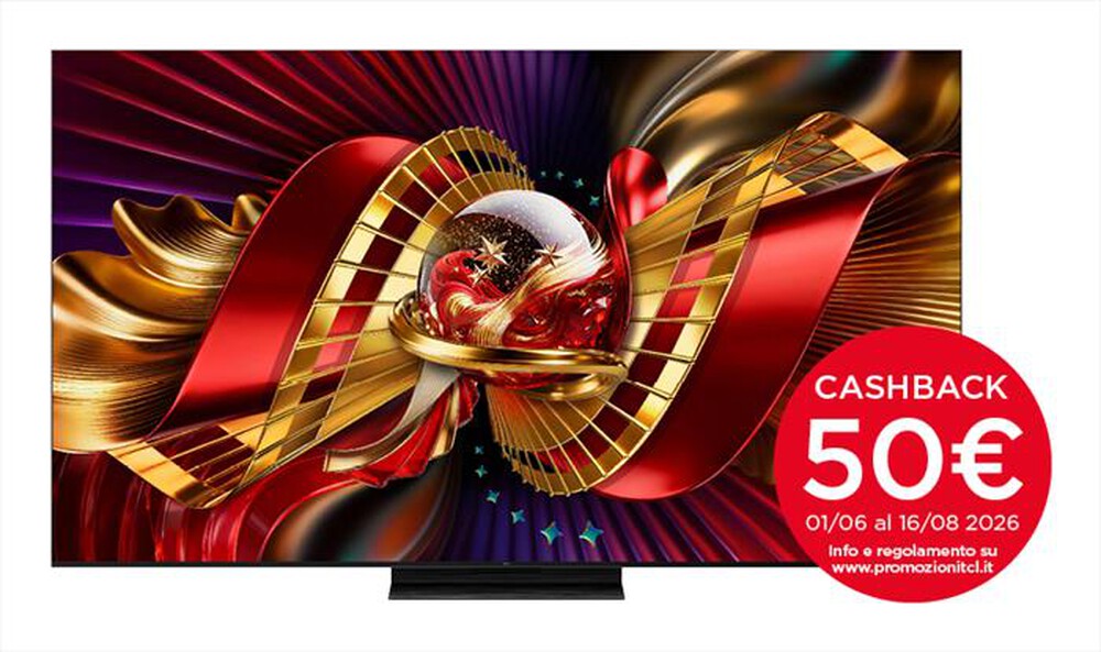 Immagine del prodotto TCL - Smart TV SQD Mini LED 4K 55" 55C8L-Nero