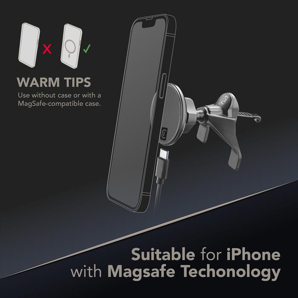 Immagine del prodotto CELLULARLINE - MAG WIRELESS CHARGING HOLDER-Nero
