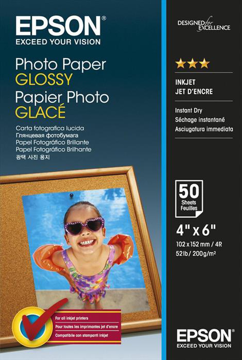 Immagine del prodotto EPSON - Carta Fotografica Lucida "GOOD" 10x15
