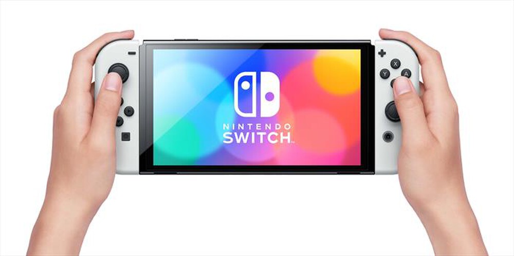 "NINTENDO - SWITCH OLED+MARIO KART 8 DELUXE+NSO 12M-Bianco/Nero"