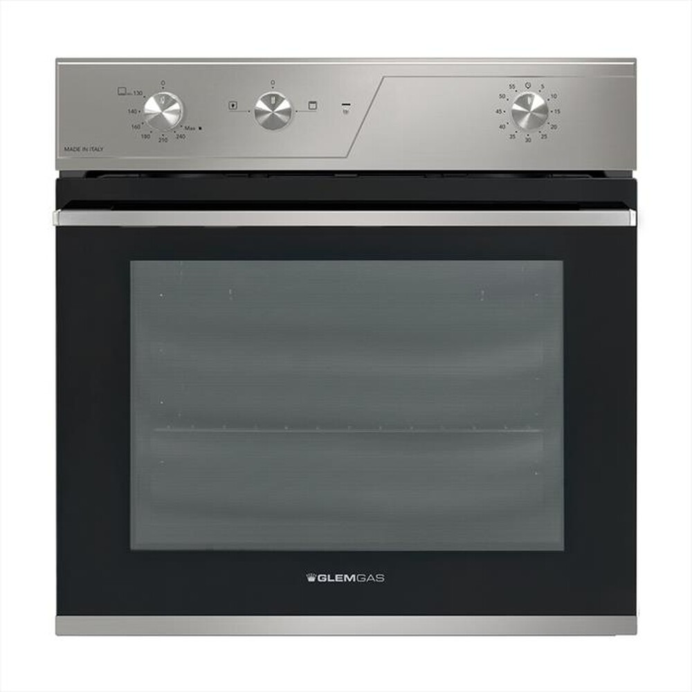 Immagine del prodotto GLEM GAS - Forno da incasso elettrico e gas GFRF21IX Classe A-Acciaio Satinato