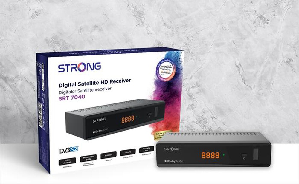 "STRONG - Ricevitore satellitare SRT7040-nero"