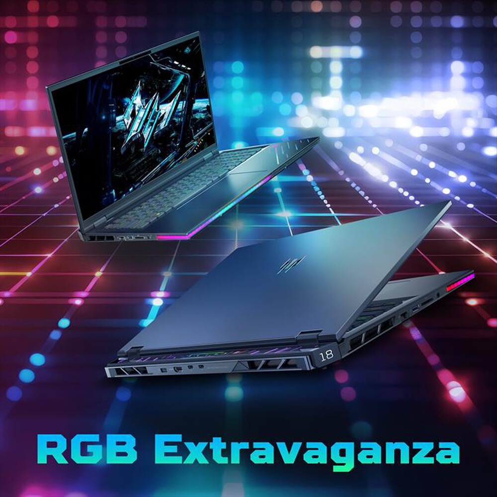 Immagine del prodotto ACER - NOTEBOOK GAMING PREDATOR HELIOS 18 AI PH18-73-955L-Nero