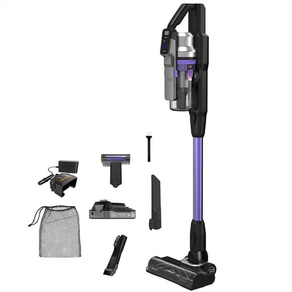 Immagine del prodotto BLACK & DECKER - Scopa ricaricabile PET PREMIER 18V BSV525BRP-VIOLA
