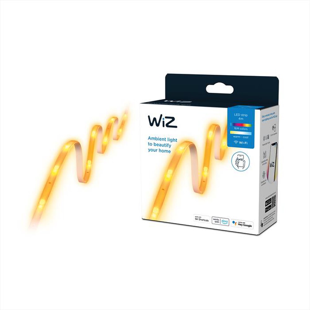"WIZ - COLOR AMBIENCE LIGHTSTRIP 4M-Luce bianca e colorata"