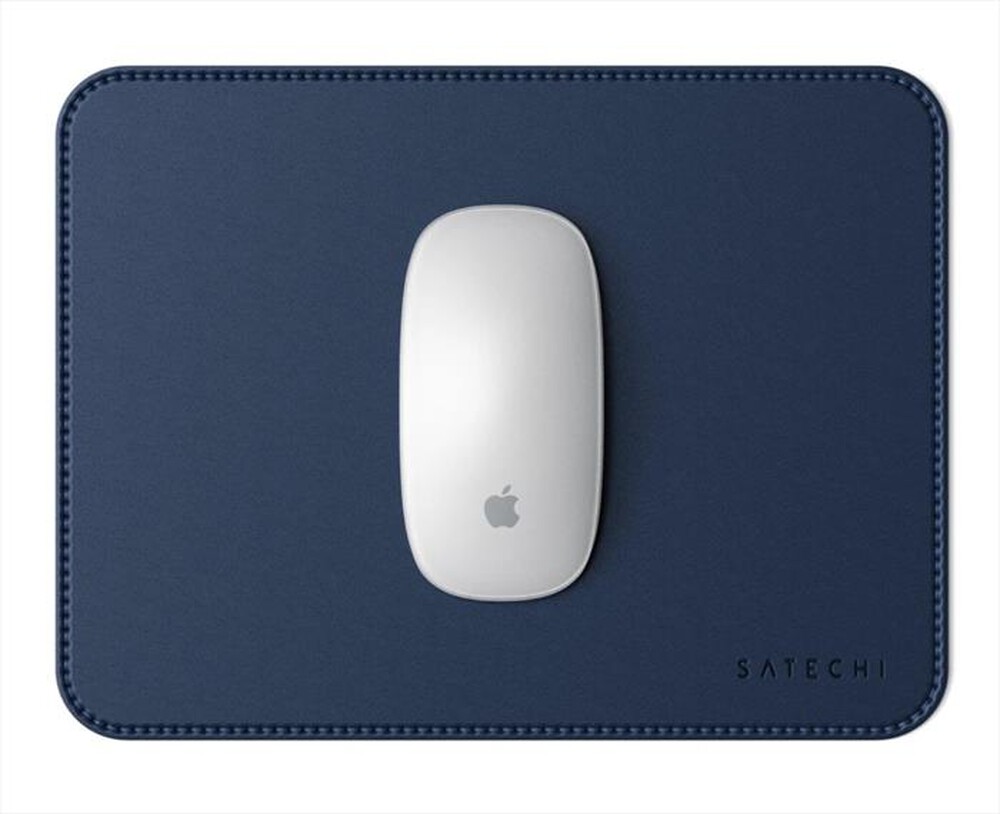 "SATECHI - TAPPETINO PER MOUSE IN ECOPELLE-blu"