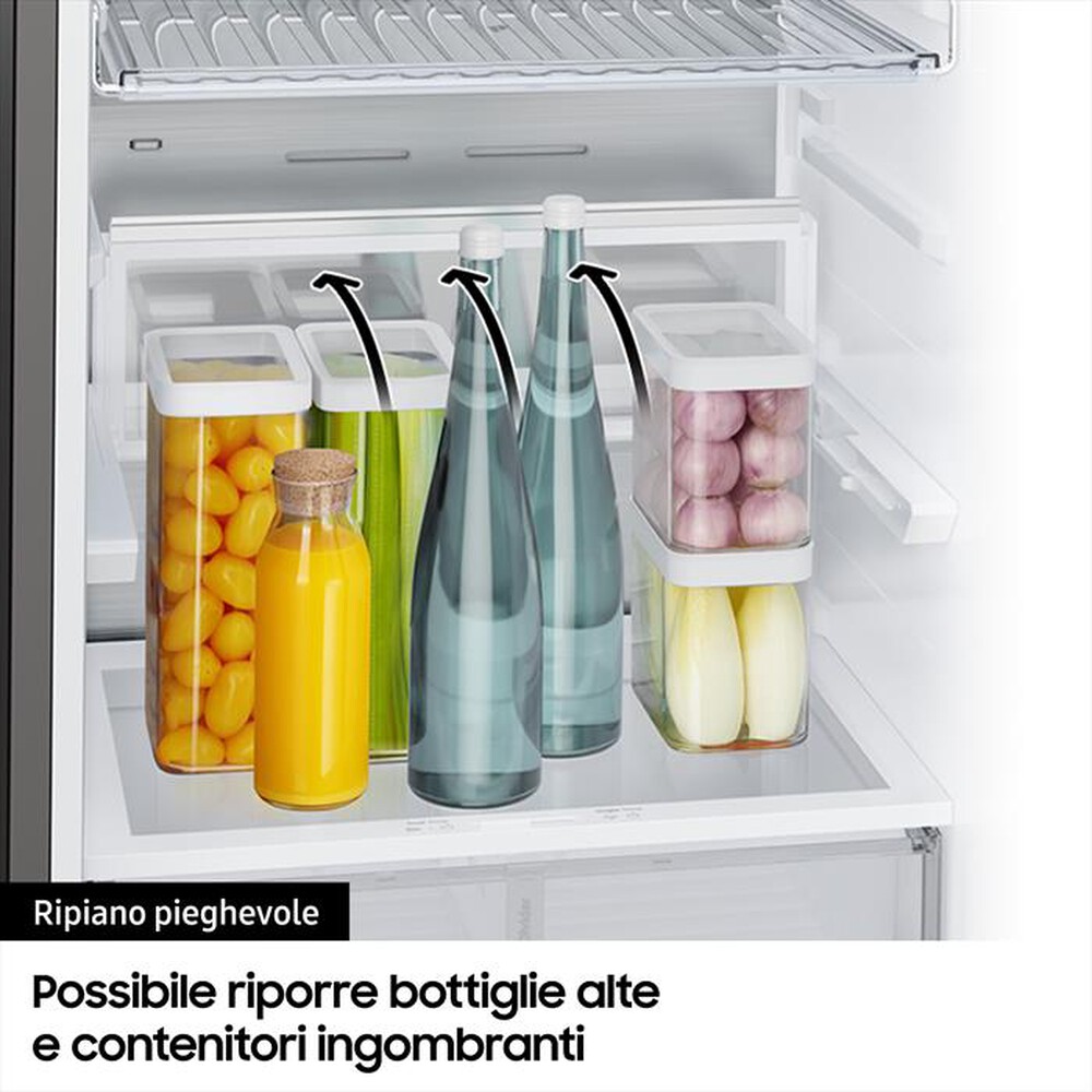 "SAMSUNG - Frigorifero combinato RB38A6B3DS9/EF BESPOKE-Metal Inox"