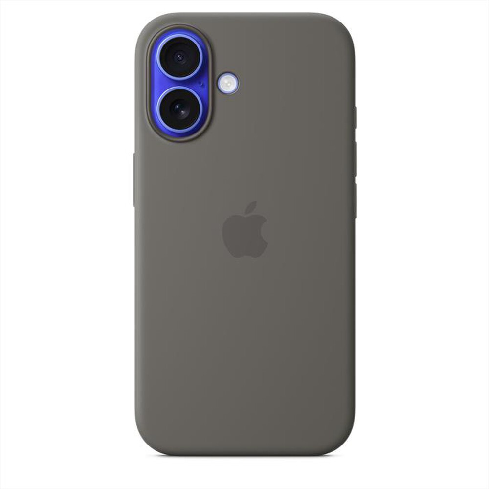 "APPLE - Custodia MagSafe in silicone per iPhone 16-Grigio pietra"