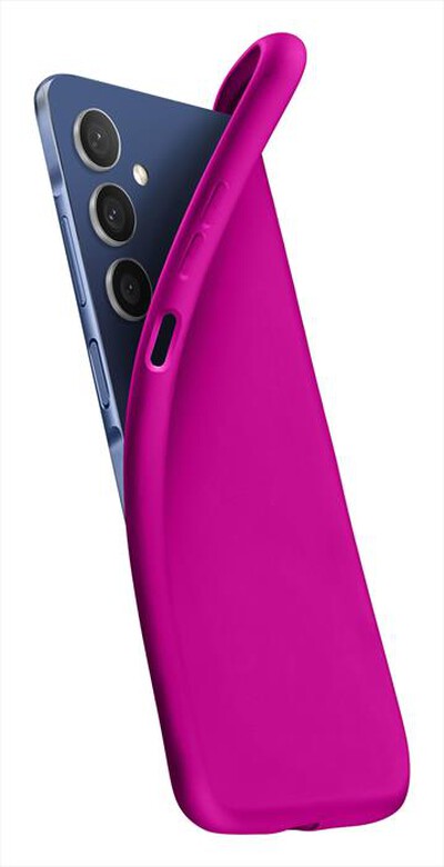 CELLULARLINE - Custodia in gomma CHROMA per Galaxy A26-Rosa