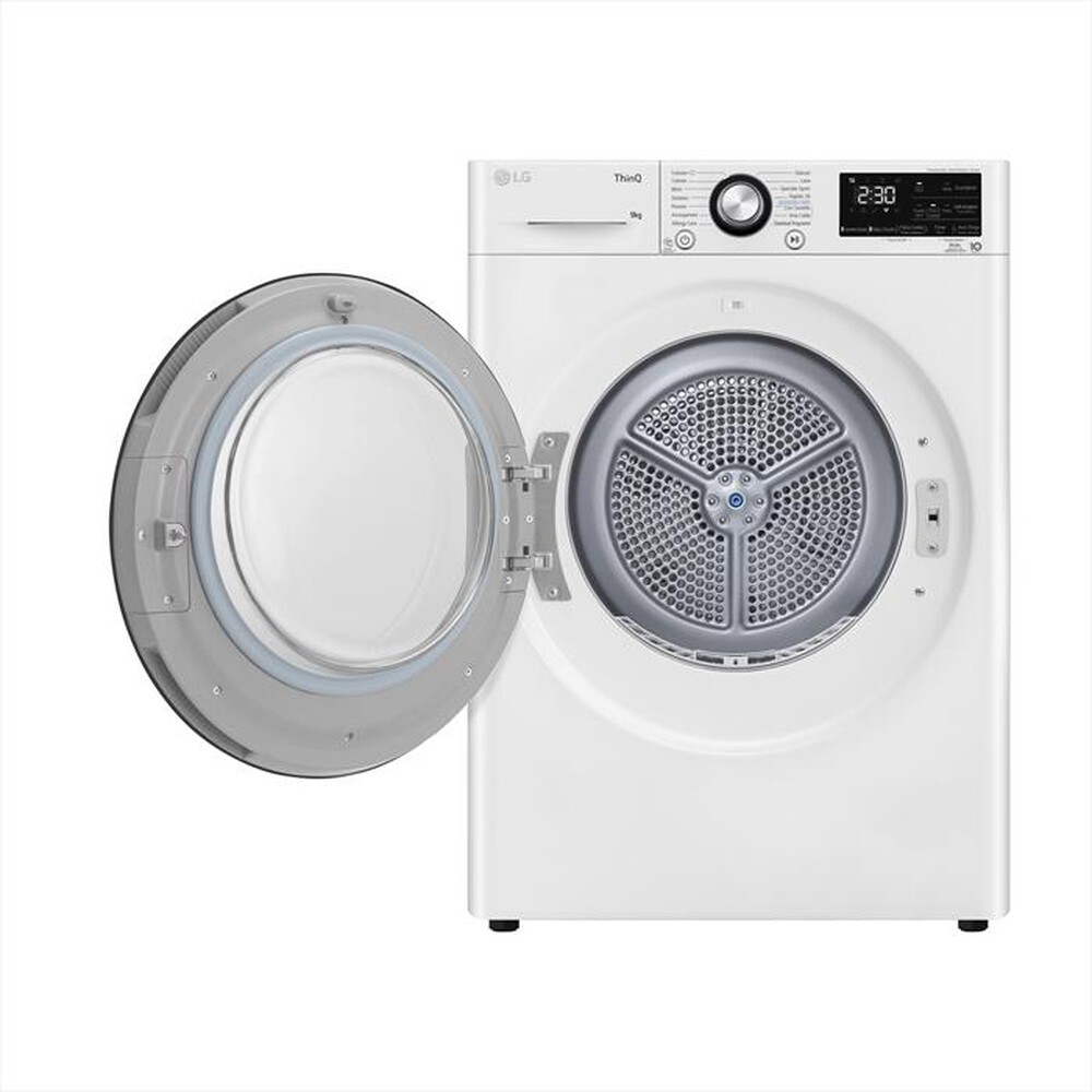 "LG - Asciugatrice RH90V9AVBN 9 Kg Classe A+++-Bianca"