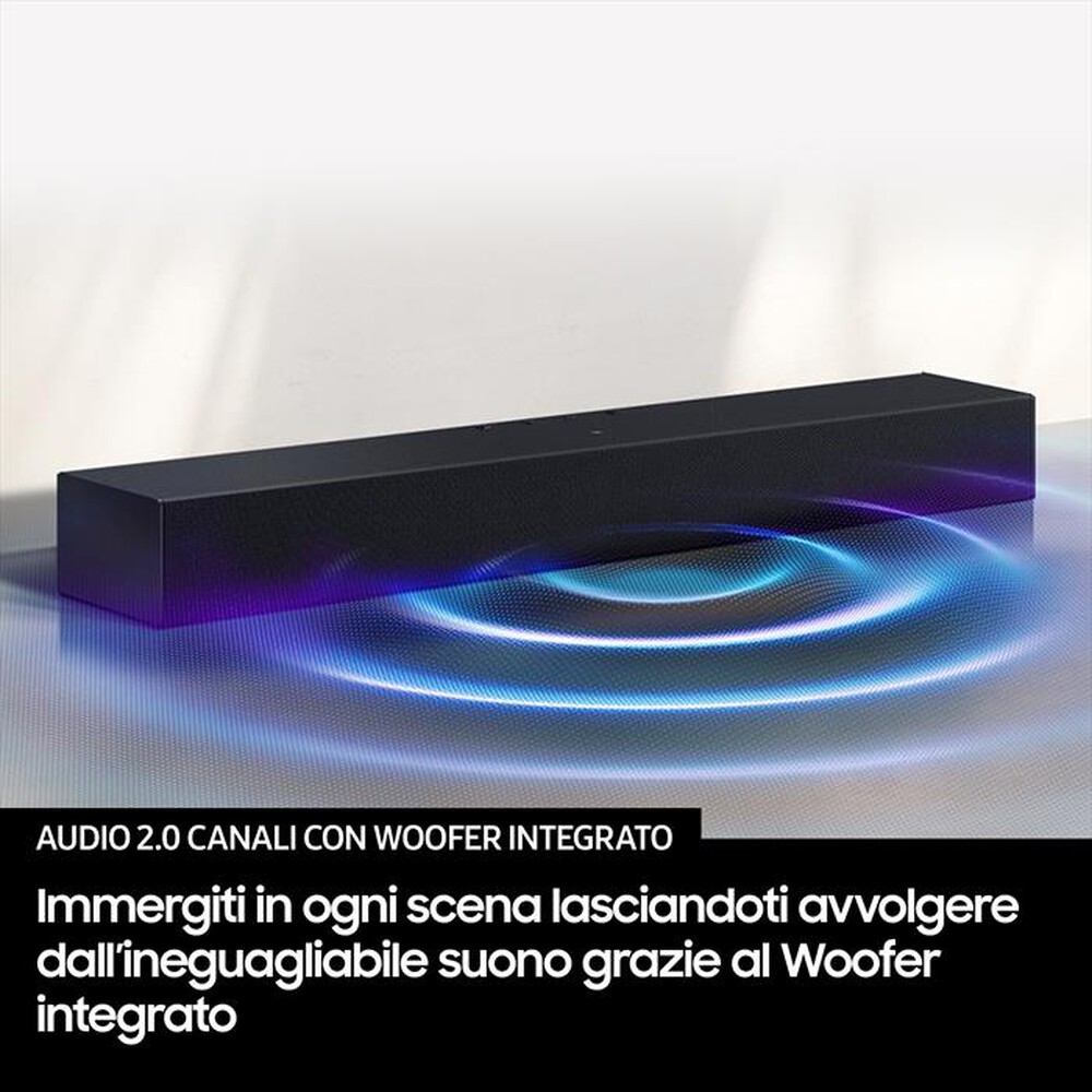 Immagine del prodotto SAMSUNG - Soundbar 2.0 canali HW-B400F/ZF-Titan Black