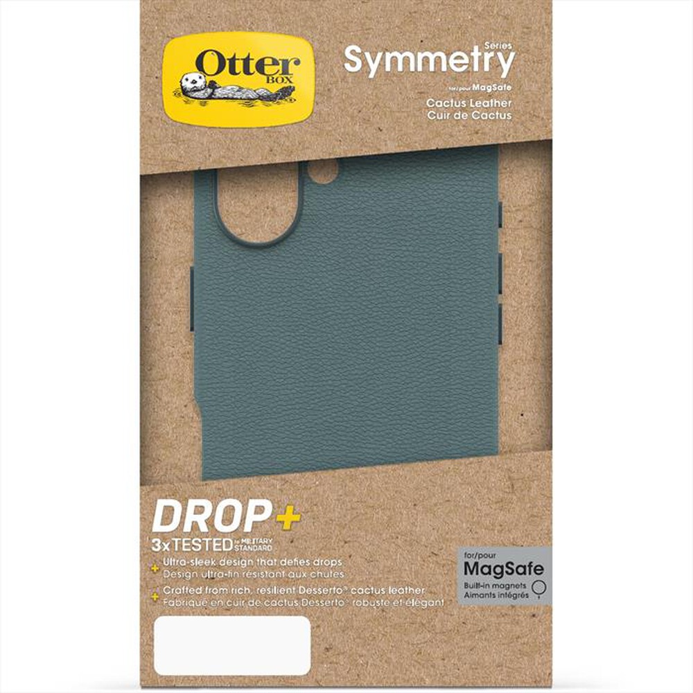 "OTTERBOX - SYMMETRY CACTUS LEATHER CUSTODIA APPLE IPHONE  16-Verde"