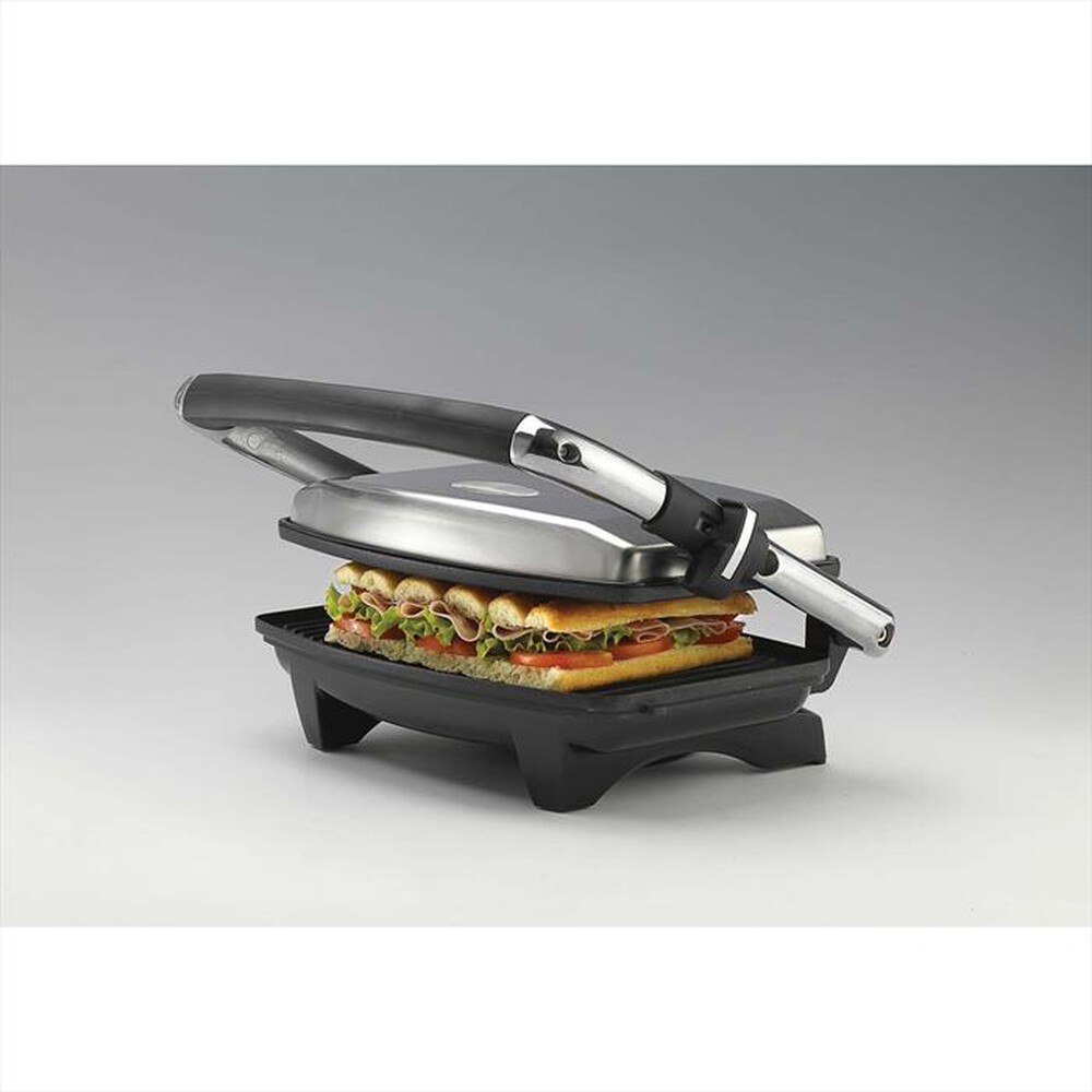 "ARIETE - 1911 Toast & Grill Slim Piastra Elettrica-Argento"