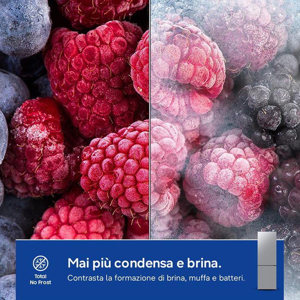 Immagine del prodotto SAMSUNG - Frigorifero combinato RB33B610ESA/EF ClasseE 344lt-SILVER INOX