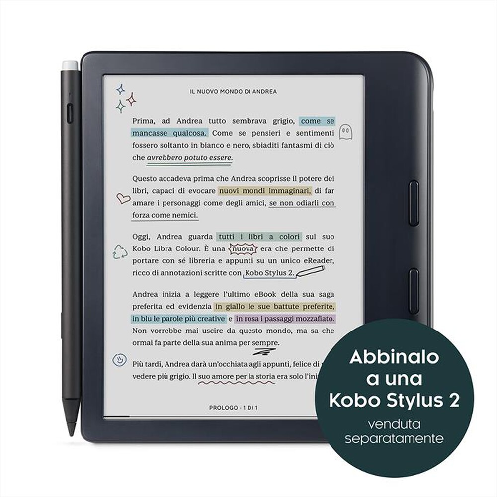 "KOBO - LIBRA COLOUR-Nero"