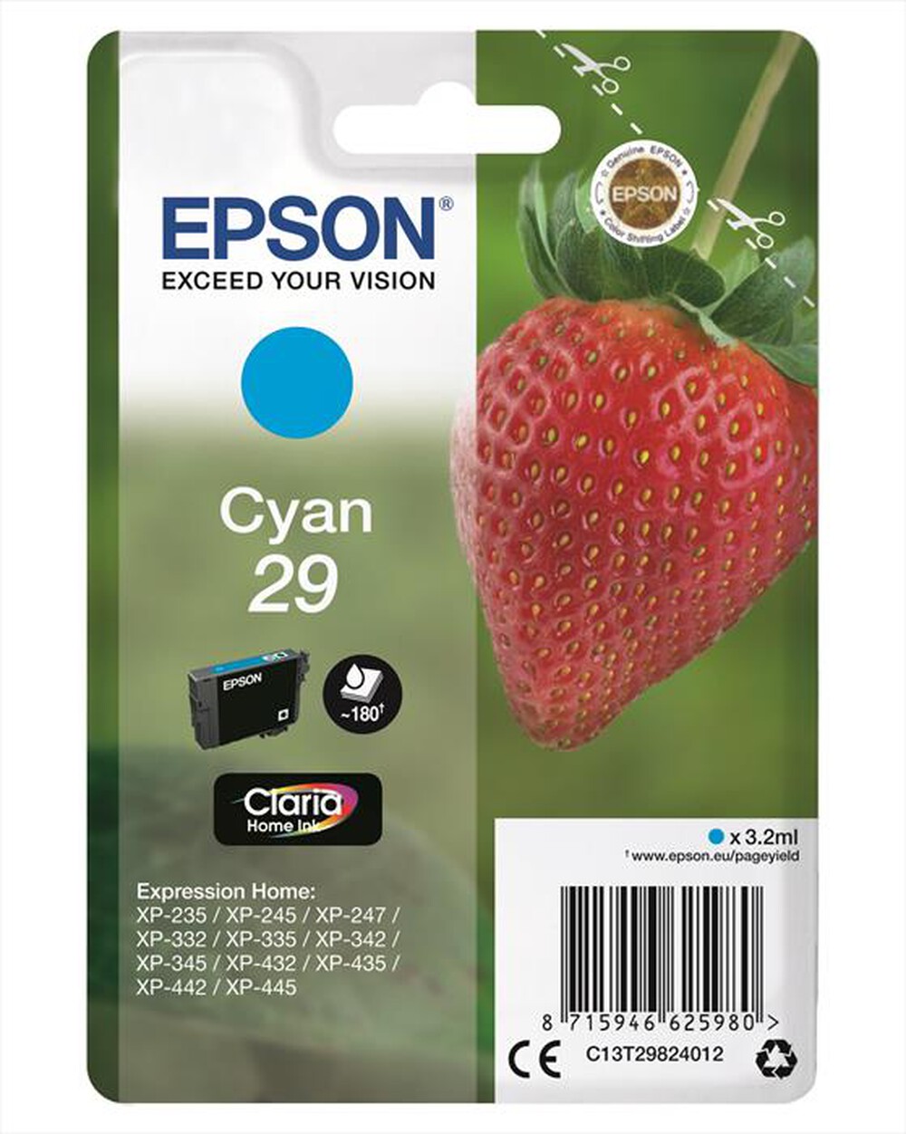 "EPSON - C13T29824022-Ciano"