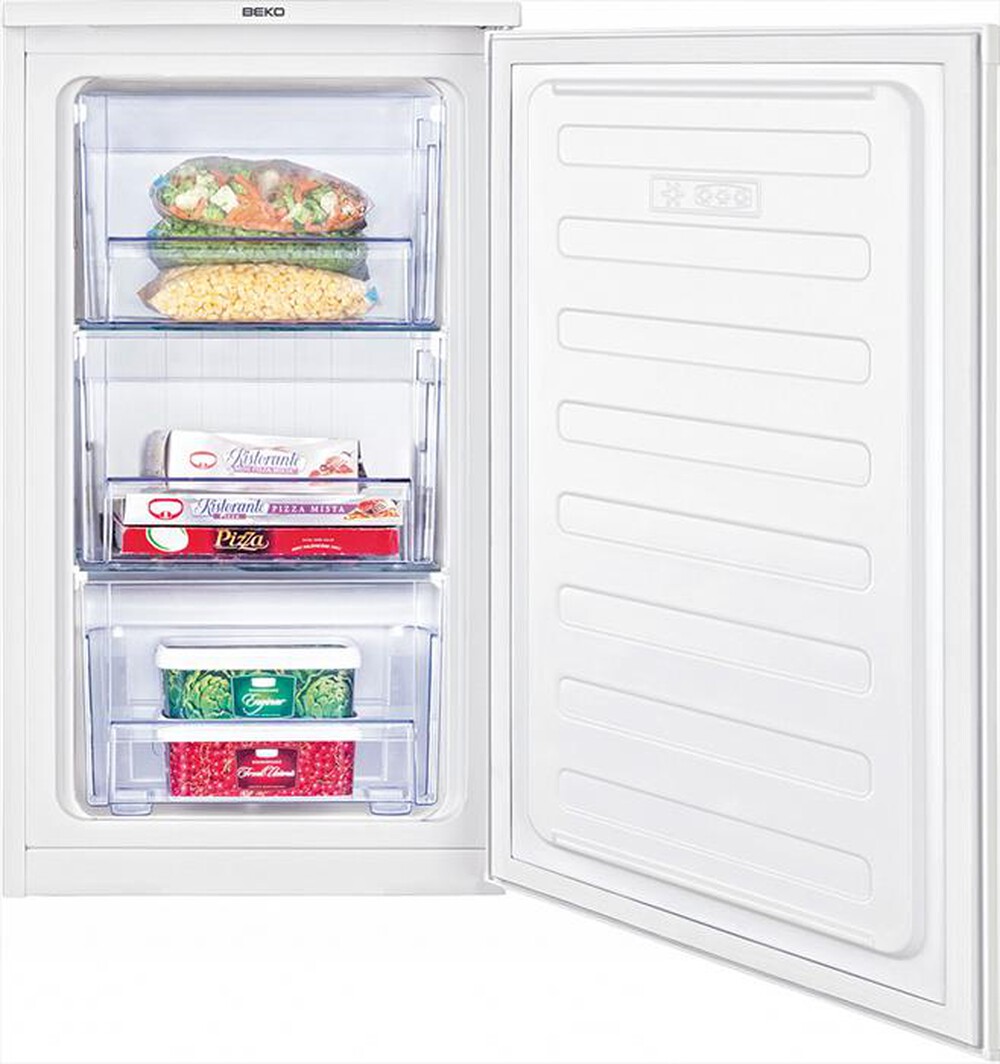 "BEKO - Congelatore verticale FS1 66020 Classe E 66 lt-Bianco"