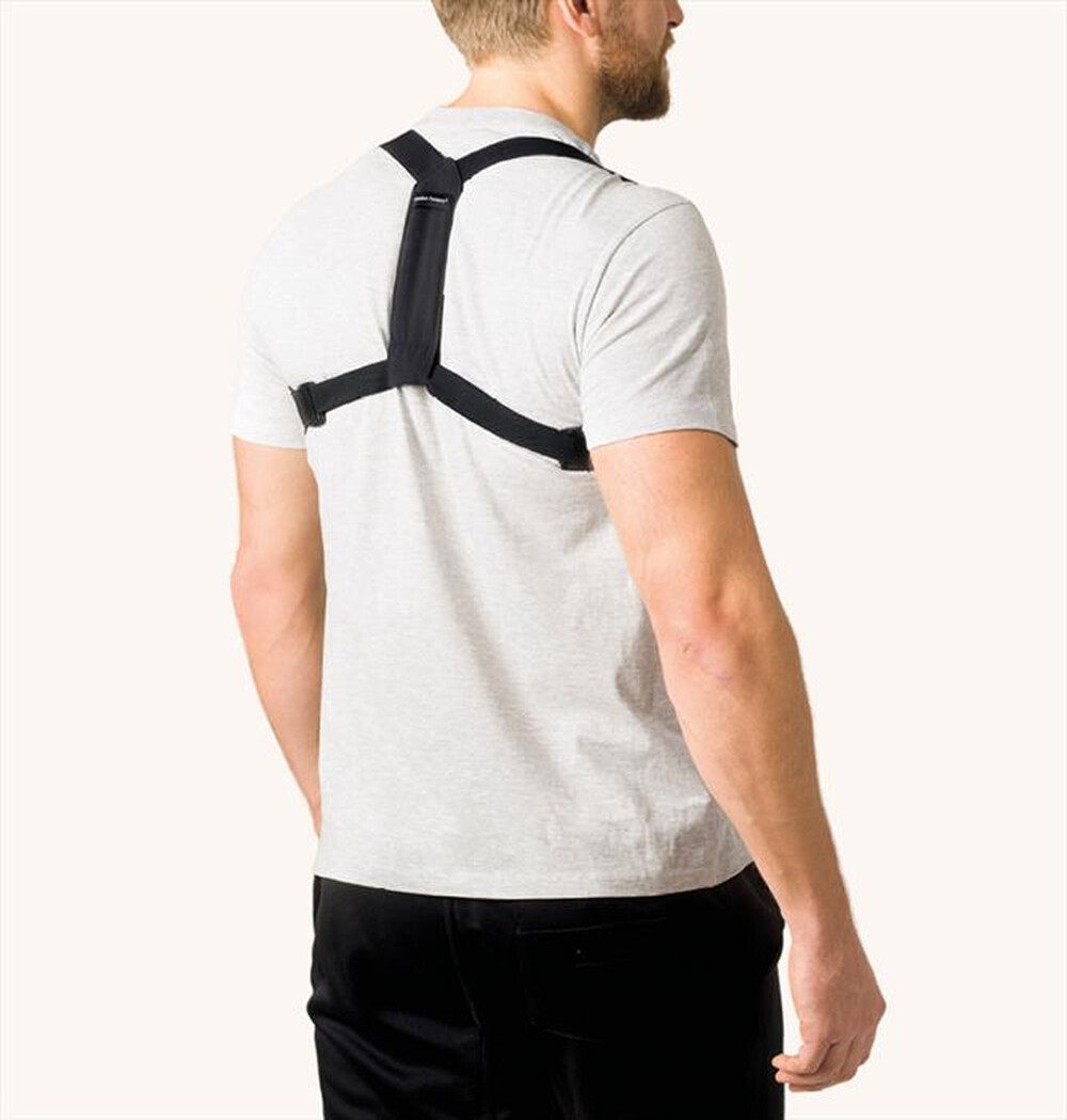 "SWEDISH POSTURE - Flexi Tutore per la postura taglia unica-Nero"