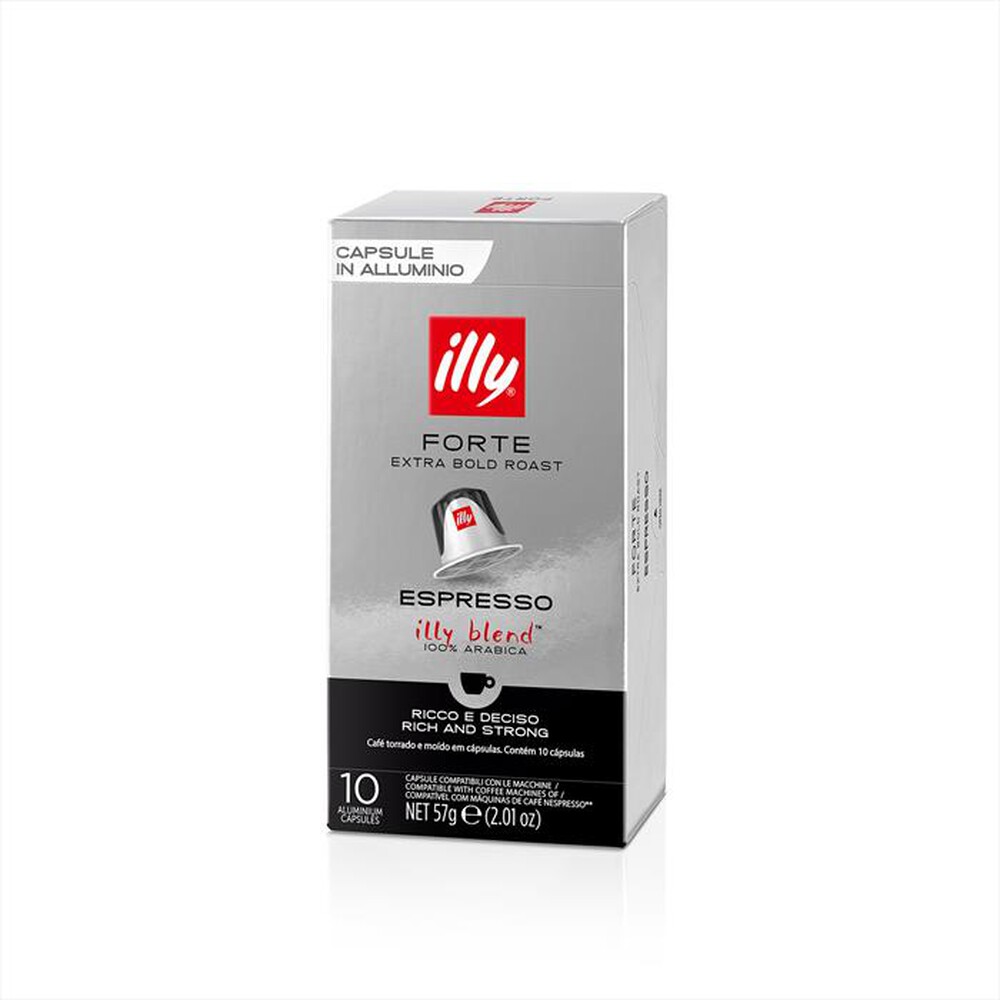 "ILLY - 10 CAPSULE COMPATIBILI NESPRESSO FORTE"