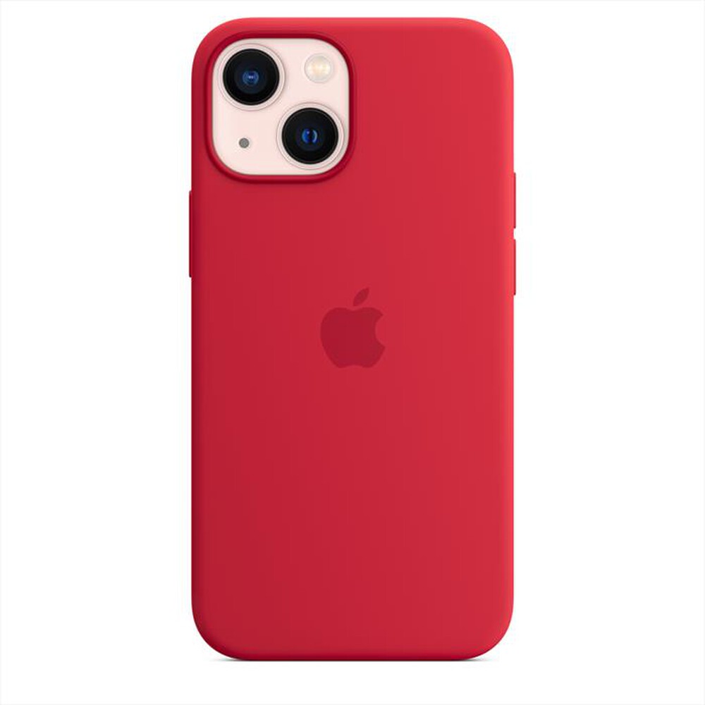 "APPLE - iPhone 13 mini Silicone Case with MagSafe-(PRODUCT)RED"