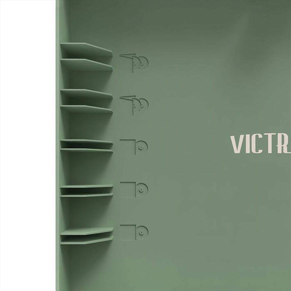 "VICTROLA - Piatto giradischi RE-SPIN-VERDE"