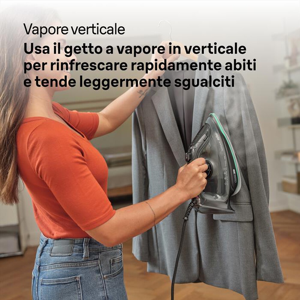 Immagine del prodotto BRAUN - FERRO A VAPORE TEXSTYLE 5 SI5277GR-Nero-verde