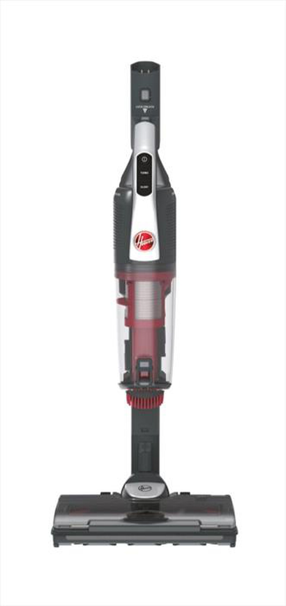 "HOOVER - Aspirapolvere ricaricabile HF522STH-Grigio, Rosso"