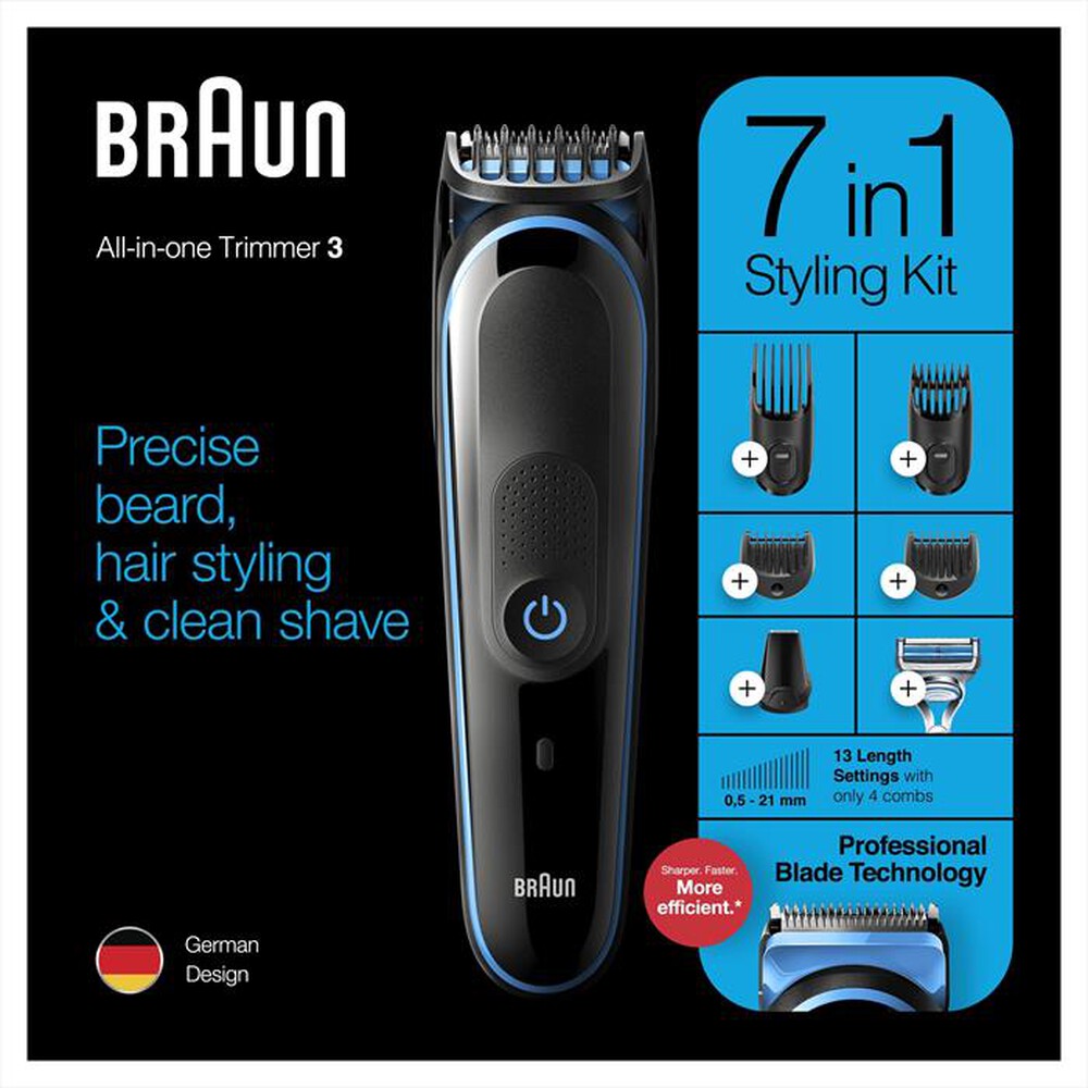 Immagine del prodotto BRAUN - MGK3242-Nero/Blu