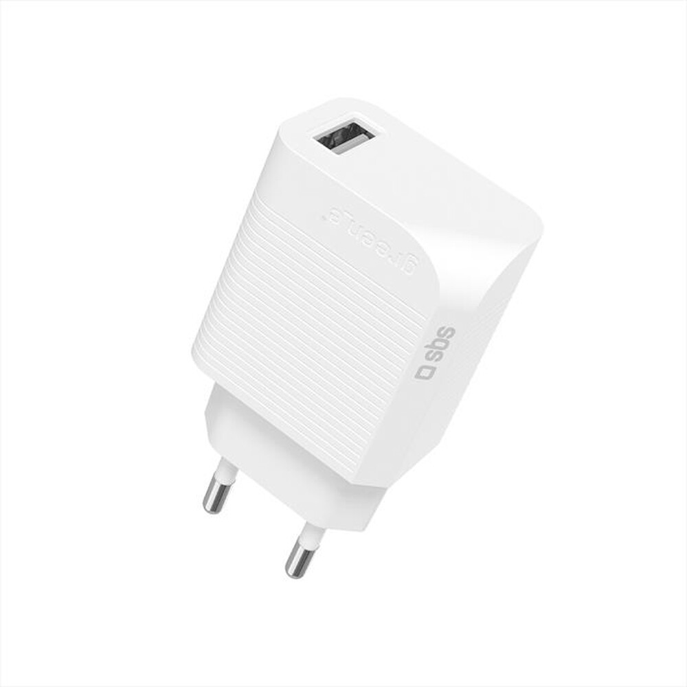"SBS - Wall charger GRETR1USB18W-Bianco"
