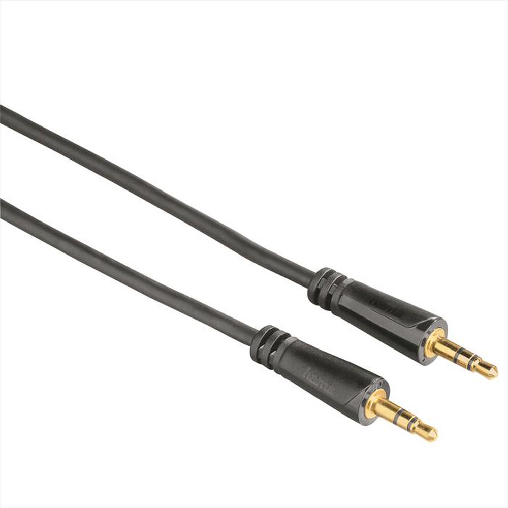 "HAMA - 7122318 - CAVO JACK 3.5 M/JACK 3.5 M, 1,5 M,ORO,3S-NERO"