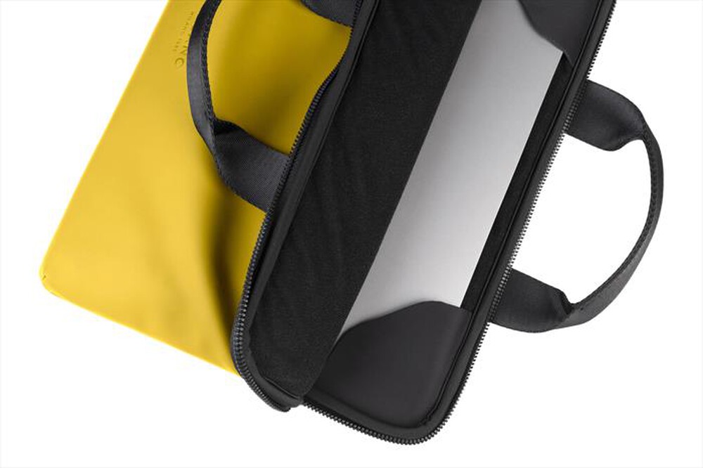 "TUCANO - Borsa GOMMO per MacBook Air 15\"/laptop fino a 14\"-GIALLO"