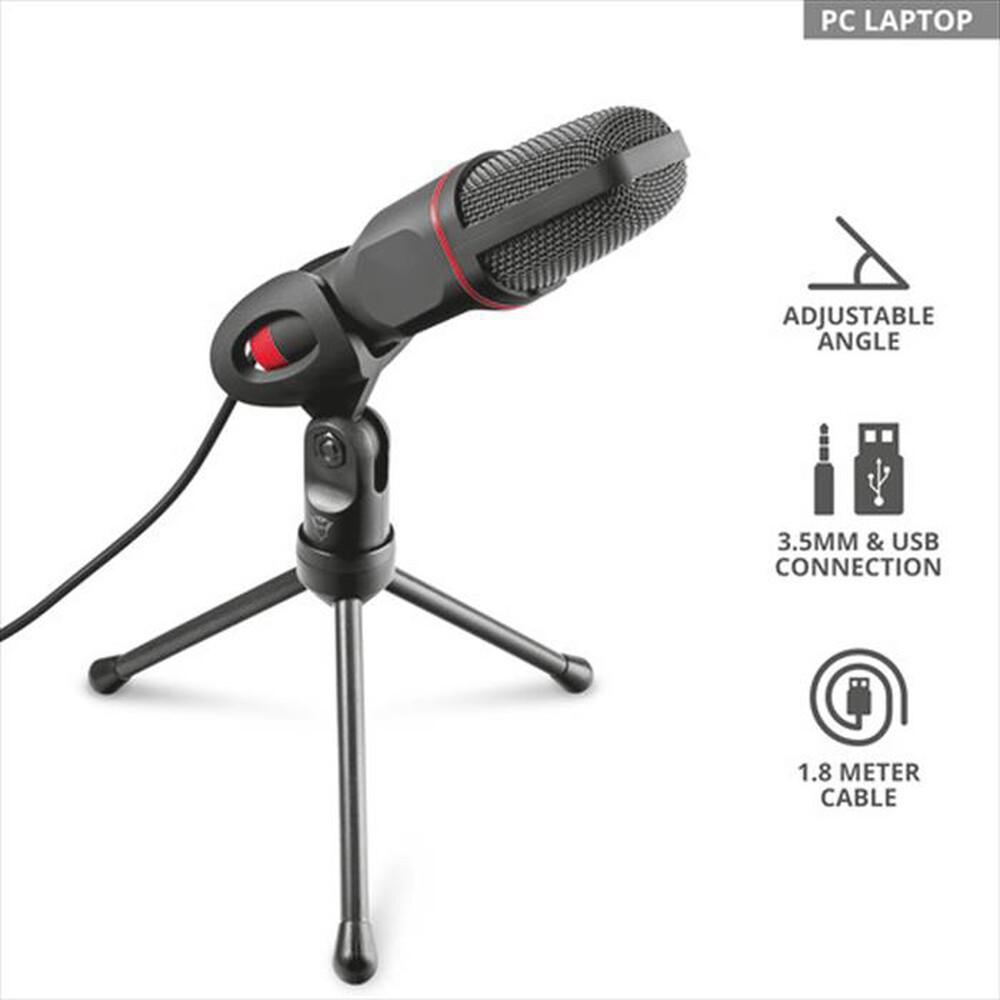 TRUST - GXT212 MICO USB MICROPHONE-Black