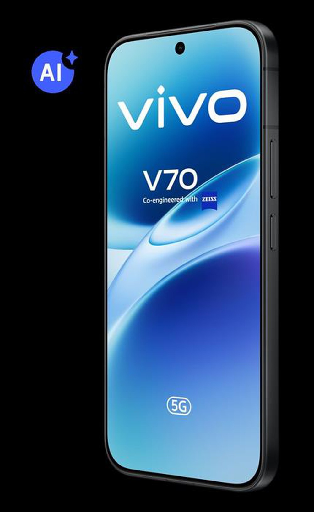 Immagine del prodotto VIVO MOBILE - VIVO V70 5G 8+512-Authentic Black