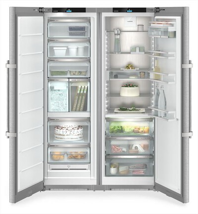 LIEBHERR - Frigorifero Side By Side XRFSD 5265-20 Classe D-Acciaio SmartSteel / Silver