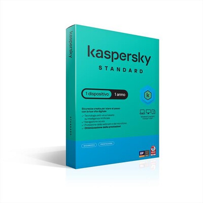 KASPERSKY - Standard 1 dispositivo 1 anno
