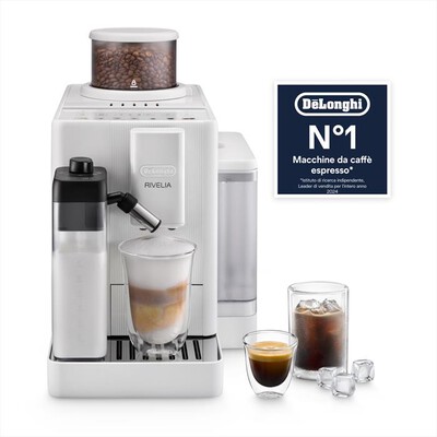 DE LONGHI - RIVELIA START Macchina da caff&egrave; EXAM420.55.WXL-Arctic White