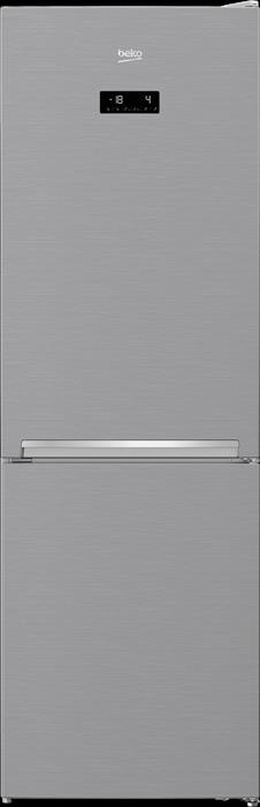 "BEKO - Frigorifero combinato RCNA366E40ZXBN Classe E-Metal Look"