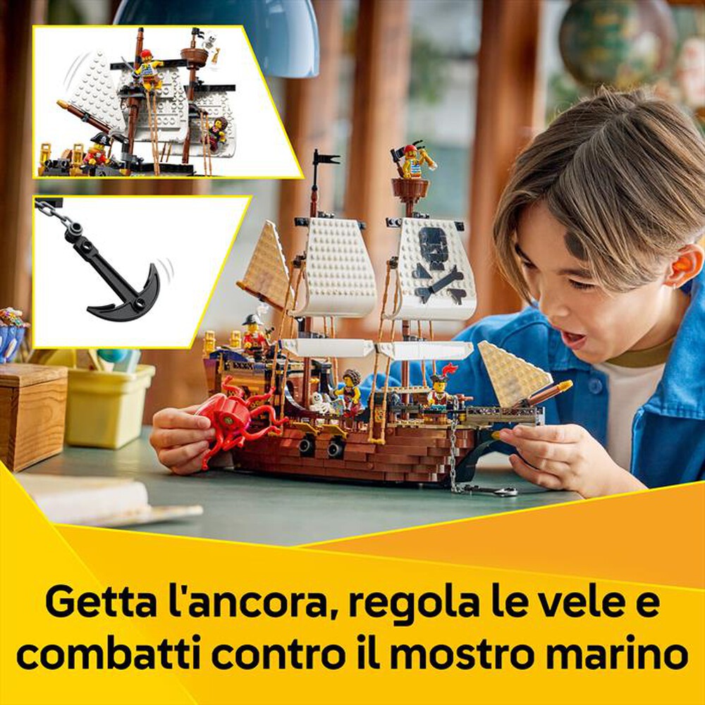 Immagine del prodotto LEGO - CREATORE 3IN1 Iconica nave da pirata - 31387
