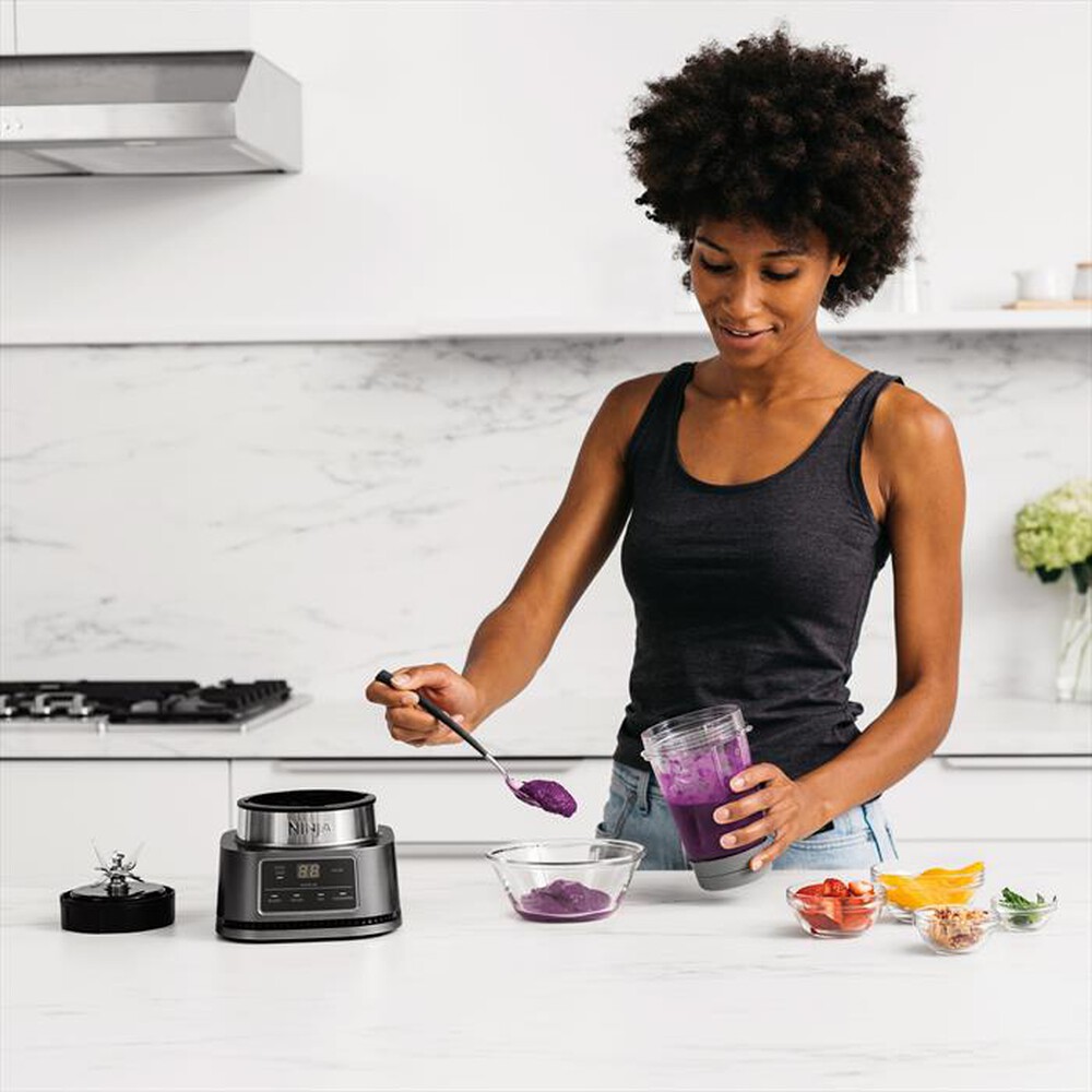 "NINJA - Frullatore 2 in 1 POWER NUTRI CB100EU-GRIGIO/NERO"