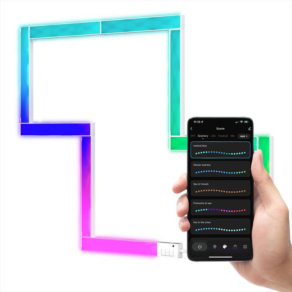 Immagine del prodotto TRUST - GXT905 VYBZ RGBIC WALL LIGHT BARS-White