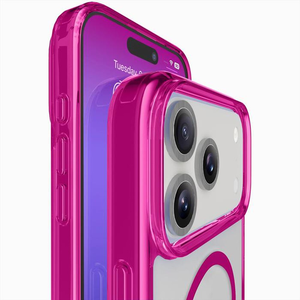 Immagine del prodotto CELLULARLINE - Custodia ICONIC MAG per IPHONE 17 PRO-Rosa, Trasparente
