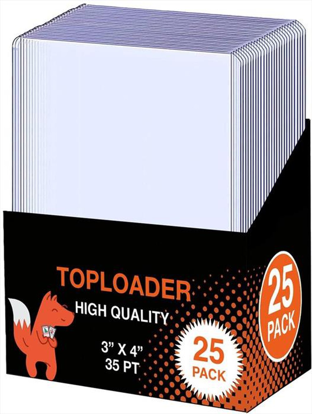 Immagine del prodotto QUBICK - TOPLOADER STANDARD (TRASPARENTE, 7,6 X 10,2 CM, 25-Trasparente
