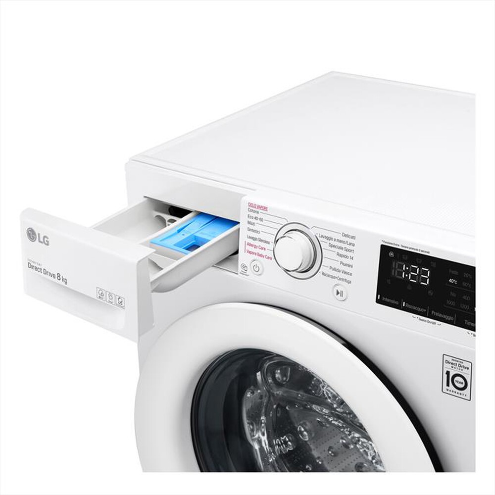 "LG - Lavatrice F4WV308S3E 8 Kg Classe C-Bianco"