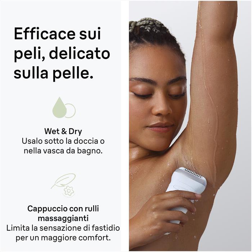 Immagine del prodotto BRAUN - Epilatore Wet & Dry LEGEPIL SE7-000 BOX MN-ARGENTO